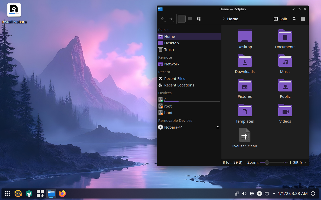 Nobara 41 KDE 6.2.4