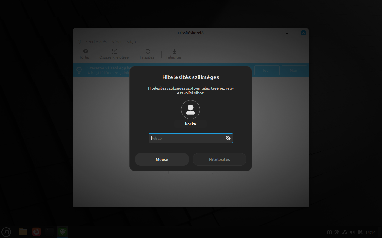 Linux Mint lekerekített sarkok a dialog ablakokban