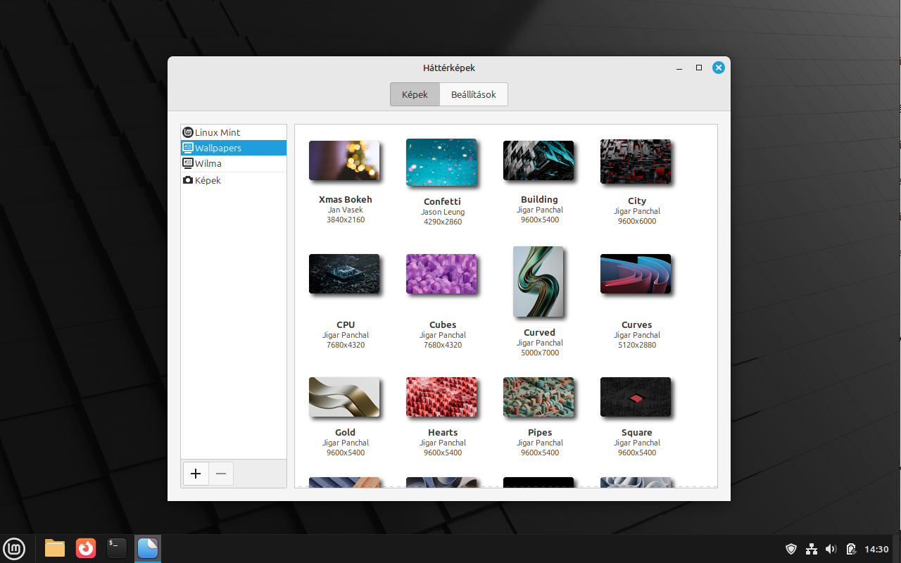 Linux Mint háttérképek