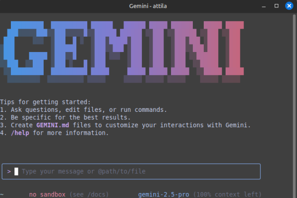 Google Gemini CLI, a powerful offering in the field of AI accessible from the terminal