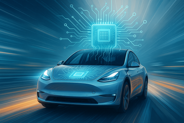 Ötször nagyobb számítási teljesítménnyel érkezik a Tesla új FSD chipje
