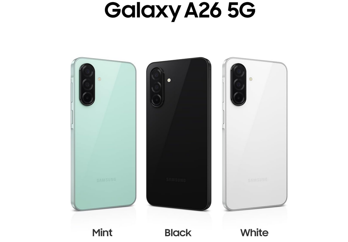 Samsung Galaxy A26 5G színek